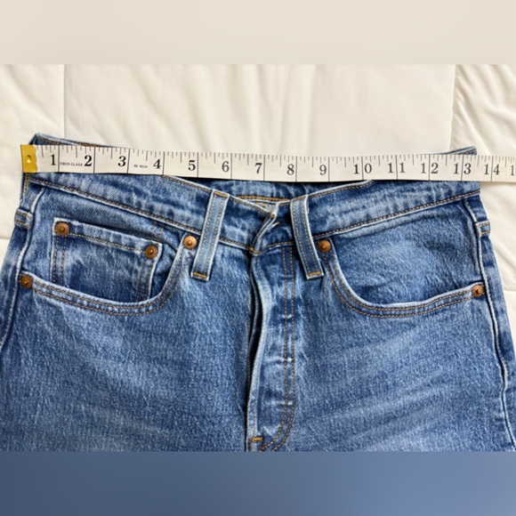 Levi's Women’s 501 S Blue Jeans - Picture 7 of 9